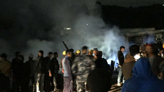 अछामको साँफेबगरमा आगलागी हुँदा ७ टहरा जलेर नष्ट