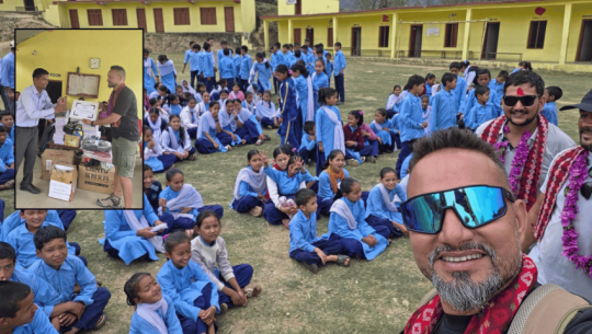 Nisarga hospital provides essential medicines to storm-affected school in Doti