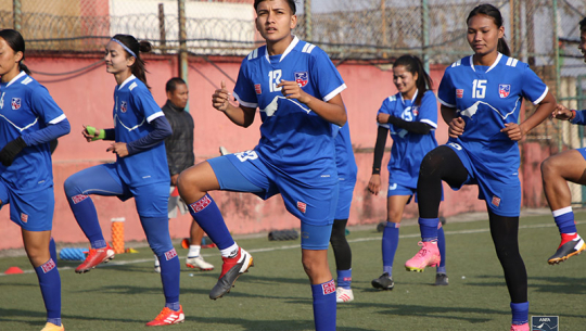 नेपाली महिला टोलीले आज सिरियासँग खेल्दै