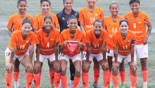 एन्फा महिला लिगमा एपीएफसँग बागमती ७ गोलले पराजित