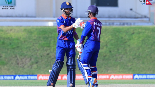 आईसीसी यू–१९ एसिया विश्वकप छनोटमा नेपालको लगातार चौथो जित