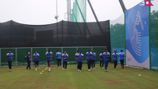 एसियाडमा नेपाली क्रिकेट टोलीले आज मंगोलियासँग खेल्दै