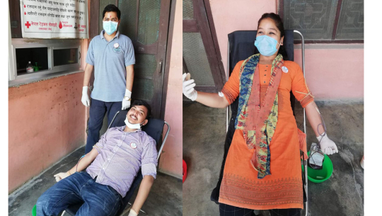 लकडाउनमा हेल्प फर ह्याप्पीनेस सुदूरपश्चिमको आकस्मिक रक्तदान कार्यक्रम जारी