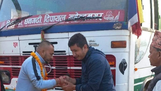 First bus service in Gaguda brings relief and joy to locals