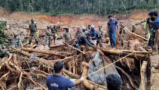 भारतमा भूस्खलनमा परी मृत्यु हुनेको संख्या २१६ पुग्यो