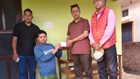 अपाङ्गता भएकालाई घरमै नागरिकता वितरण