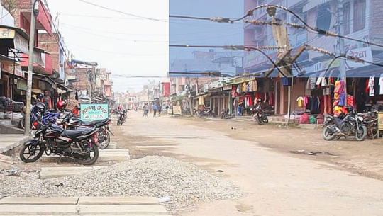 कञ्चनपुरमा नाङ्गो तार हटाउँदै प्राधिकरण