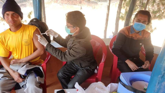 कोभिशिल्ड खोप लगाएकामा ६३.३ प्रतिशत र भेरोसेलमा ७२.४ प्रतिशत एन्टिबडी