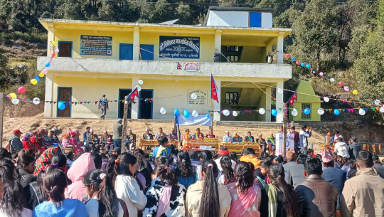 सशस्त्रका डिएसपी कुँवरद्वारा विणेश्वर माविमा अक्षयकोष स्थापना