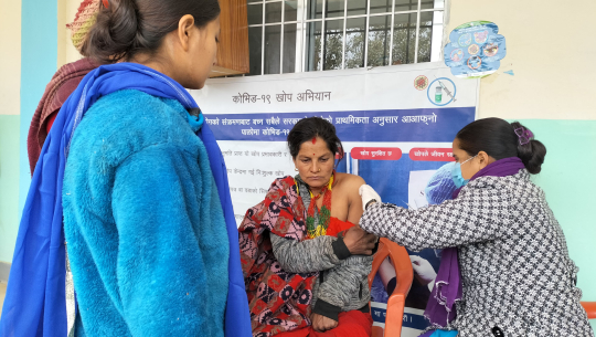 बैतडीमा एक लाख २६ हजारले लगाए कोरोना विरुद्धको खोप
