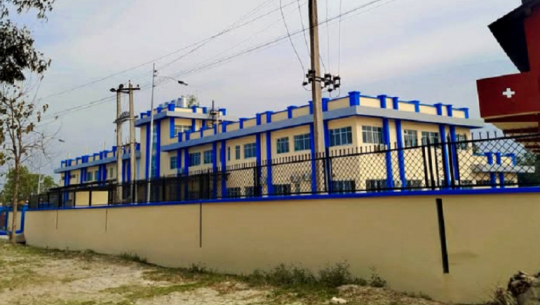 A 15-bed hospital building built in Baijpur, Kailari Rural Municipality.