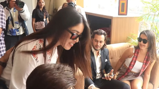 लामो समय देखि विवादमा रहेका भुवन, प्रदीप र पूजा एक  साथ देखिए