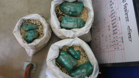 ११ किलो लागु औषध चरेश बरामद