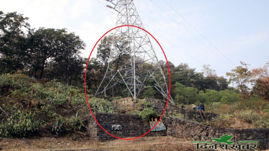 विद्युतको अत्तरिया–चमेलिया १३२ केभी प्रसारण लाइन धरापमा