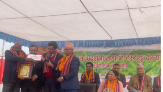 २०२३ को गोल्ड विजेता चिया बगानलाई सम्मान