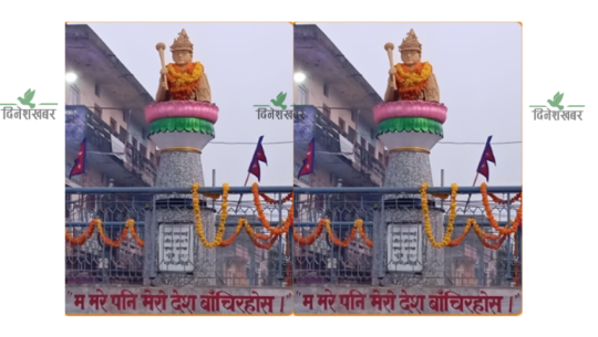 Statue of late King Mahendra restored in Mahendranagar on Mahashivaratri