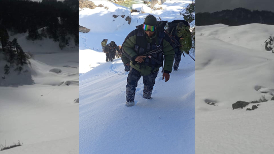 दार्चुलाको हिमाली सीमामा सशस्त्र प्रहरीको कठिन पहरा, हिउँ र चिसोमा निरन्तर गस्ती