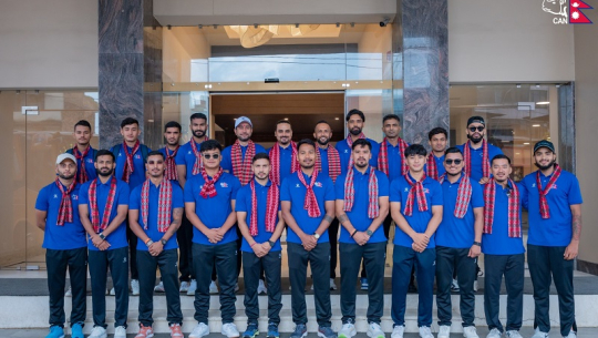 विश्वकप लिग–२ को दोस्रो शृङ्खलाको तयारीका लागि नेपाली टोली भारत जाँदै