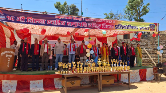 बैतडीमा आजदेखि १६ औं जिल्लास्तरीय राष्ट्रपति रनिङ शिल्ड प्रतियोगिता सुरू 
