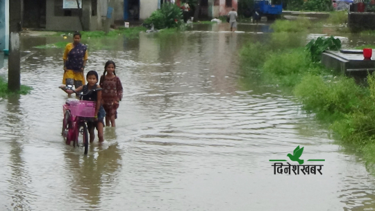 धनगढीमा प्राकृतिक बहाब थुन्ने संरचनाका कारण राजधानीवासी हैरान