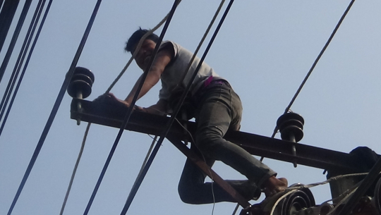 Carelessness of  Nepal Electricity Authority Dhangadhi