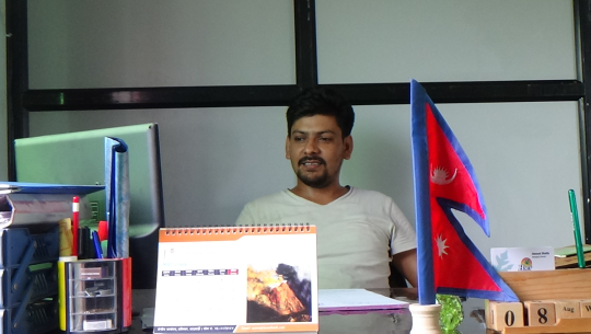 धनगढीमा फ्रुट उद्योग खोले महेन्द्रनगरका २८ वर्षिय युवा हेमन्त भट्टले