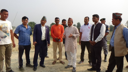 धनगढी–स्याउले सडकको अनुगमन,  कालोपत्रेका लागि यसै महिना टेण्डर हुने