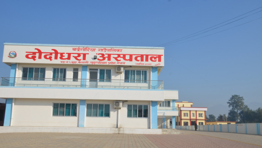 दोदोधरा अस्पताल बर्दगोरियाबाट ८ महिनामै १७ हजार बिरामीको उपचार