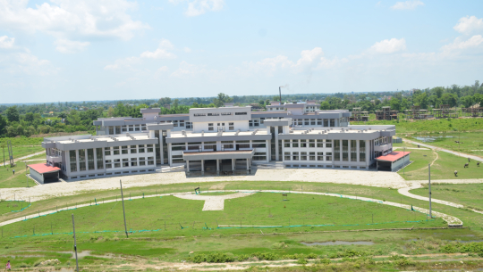 स्वास्थ्य विज्ञान विश्वविद्यालय गेटाका संरचनाको काम ९६ प्रतिशत पूरा