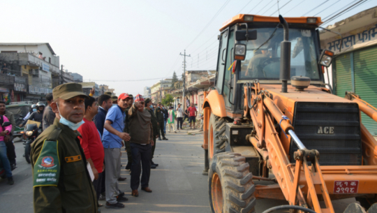 KS Construction entrusted with the construction of the main road of Dhangadhi