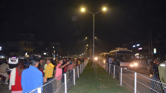 धनगढी–अत्तरिया ६ लेन सडक झिलिमिली 