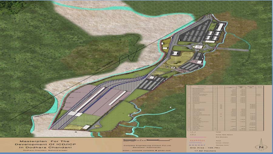 दोधारा–चाँदनीमा सुक्खा बन्दरगाह निर्माणको प्रक्रिया अघि बढ्यो