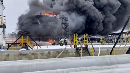 रूसी सैन्य हवाइ अखडामा युक्रेनी आक्रमण