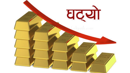 घट्यो पहेँलो धातुको मूल्य