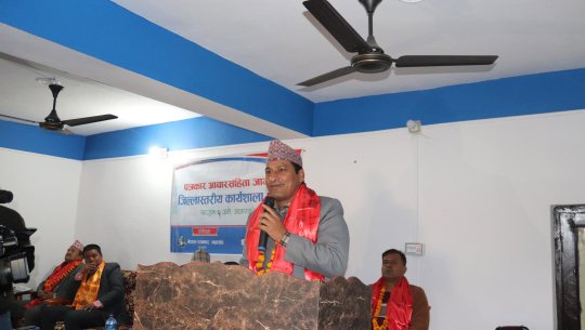 Media sector should play role of social responsibility: Minister Basnet