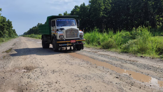 Postal road remains incomplete even after eight and a half years