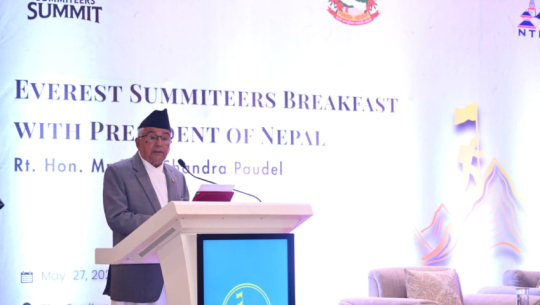 Preserving Himalayan environment a priority, says President Ram Chandra Poudel