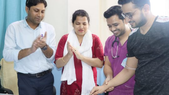 धनगढीको निसर्ग हस्पिटलले मनायो विश्व एनेस्थेसिया दिवस