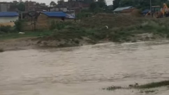 कैलालीमा खोलाले बगाउँदा एक पुरुष बेपत्ता