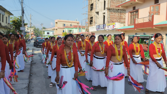 मादलको तालमा गुञ्जियो सखिया नाच, थारू संस्कृतिको पुस्तान्तरण