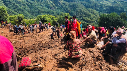 Parbat landslide: six bodies found, search for missing three continues