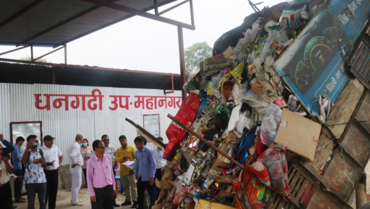 Garbage management center established in Dhangadhi 
