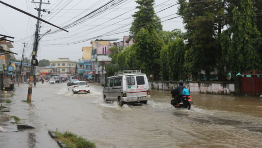 Dhangadhi's park mode submerged