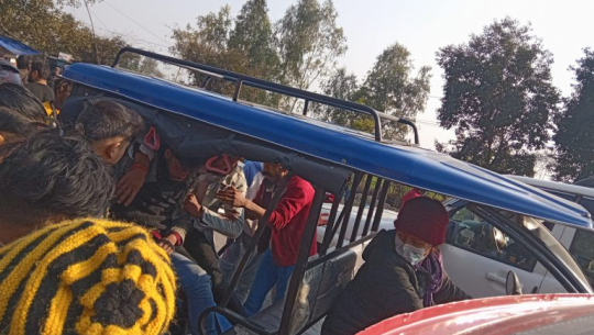 कञ्चनपुरमा मोटरसाइकल दुर्घटना, तीन घाईते