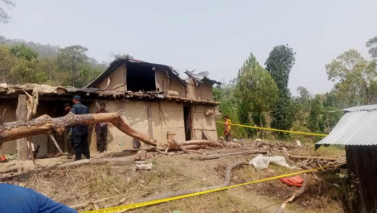 Woman killed, mother-in-law injured after tree falls on house in Dadeldhura