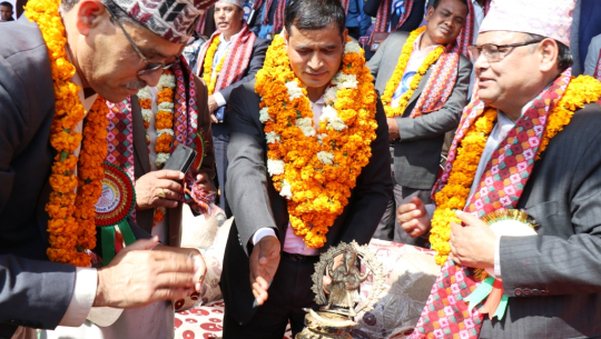 भद्रगोल मुख्यमन्त्री कपको उद्धघाटन