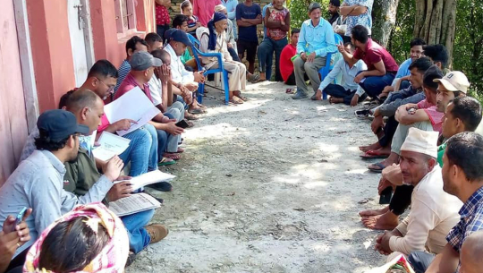 बैतडीमा प्रशासकीय भवन, अस्पताल र प्रहरी चौकी निमार्णका लागि स्थानीयद्वारा जग्गादान 