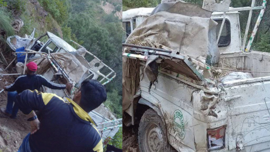 Jeep Accident in Doti Leaves Driver and Passenger Injured