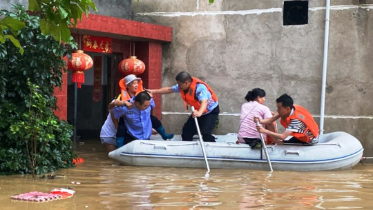 चीनको जियाङ्सीमा बाढी, ४ लाख ८५ हजार मानिस प्रभावित
