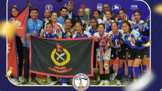 काभा महिला भलिवलमा नेपाल पुलिस च्याम्पियन